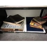 2 old volumes of The Illustrated news 1850 a/f and other books