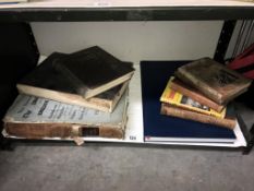 2 old volumes of The Illustrated news 1850 a/f and other books