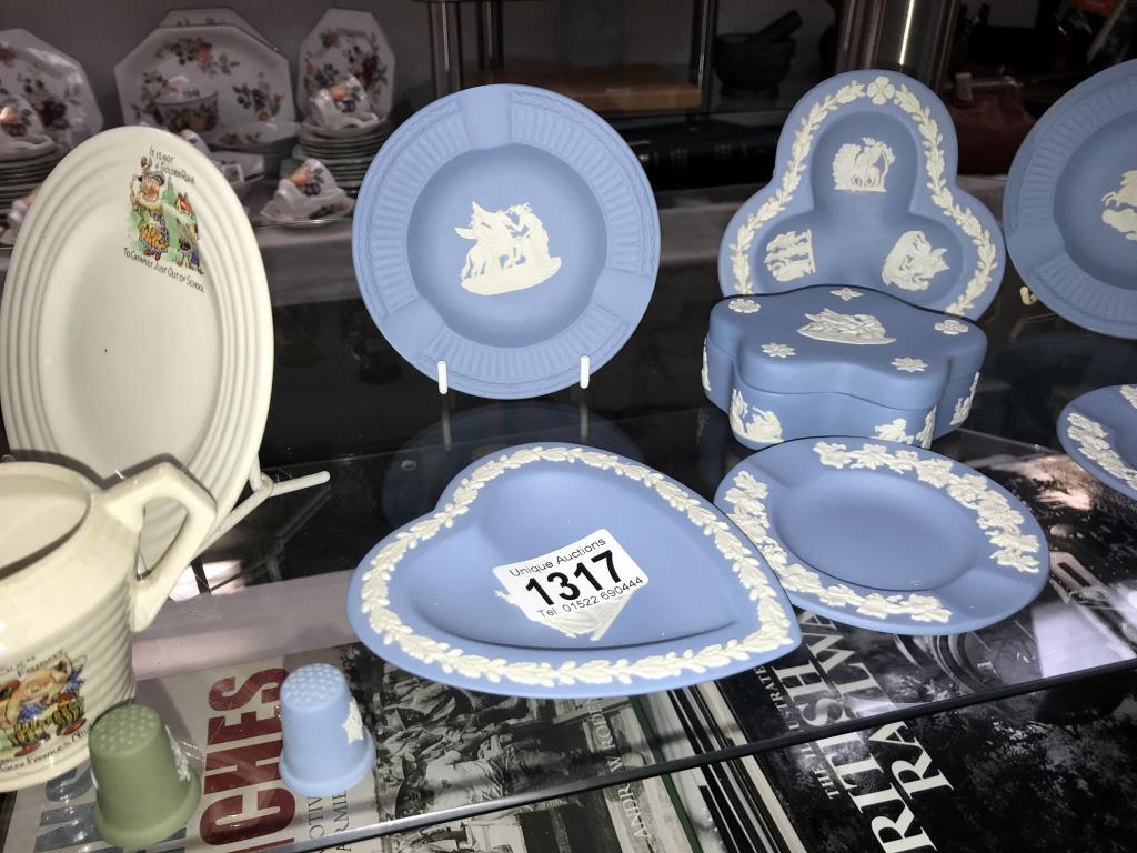A part child's tea set and quantity of Wedgwood Jasper ware - Image 4 of 5