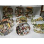 A set of 12 Royal Doulton Country Craft collector's plates.