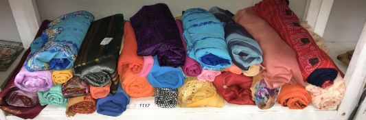 A quantity of Sari fabric