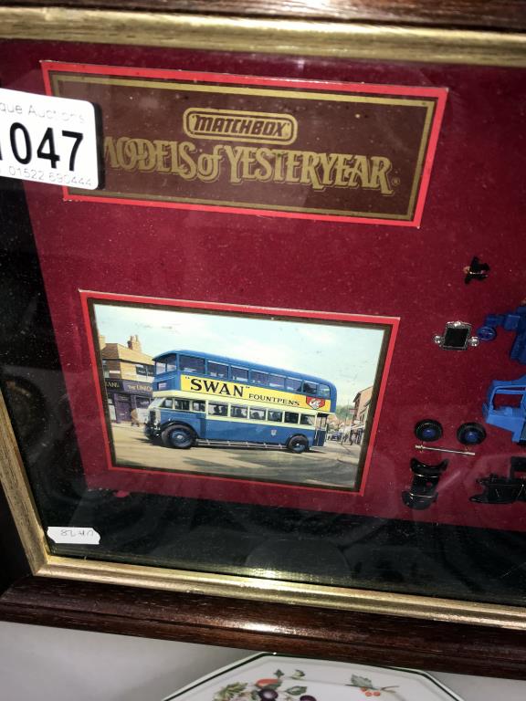 A framed Matchbox models of Yesteryear limited edition 07443 Leyland Titan 701 kit, - Image 2 of 4