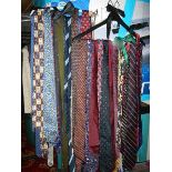 A good lot of assorted neck ties, belts, braces etc.