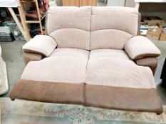 A 2 seater recliner in good condition