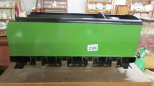 A 3.5" railway scratch built tender with storage box.