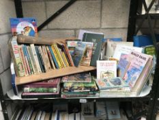 A quantity of vintage children's books including Ladybird, Star Wars etc.