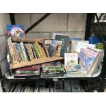 A quantity of vintage children's books including Ladybird, Star Wars etc.