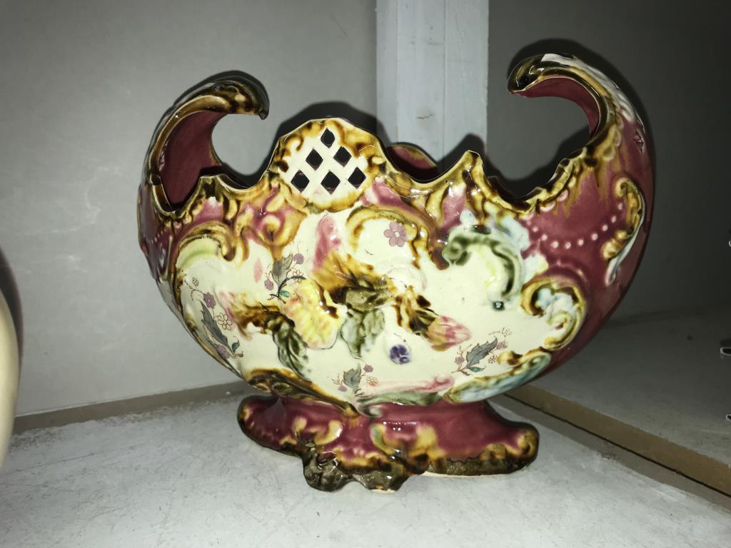 A rose bowl decorated vase & Spanish vase - Image 3 of 6