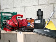 A Karcher WV60 washer, drill sharpener, Hoover etc.