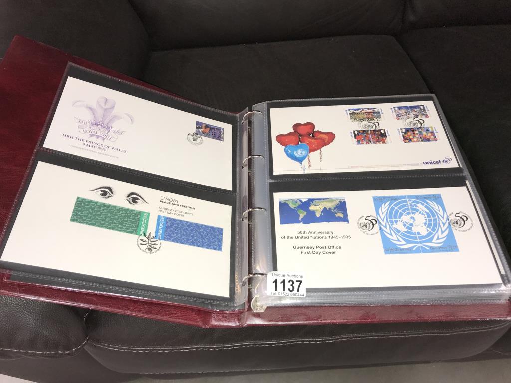 An album of first day covers & stamp sets of various subjects
