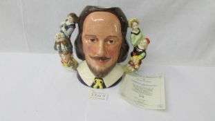 A Royal Doulton limited edition character jug "William Shakespeare" by William K Harper, D6993,