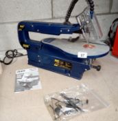 A Powercraft 90 watt scroll saw (as new).