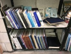 2 shelves of books on ships, Naval & other etc.