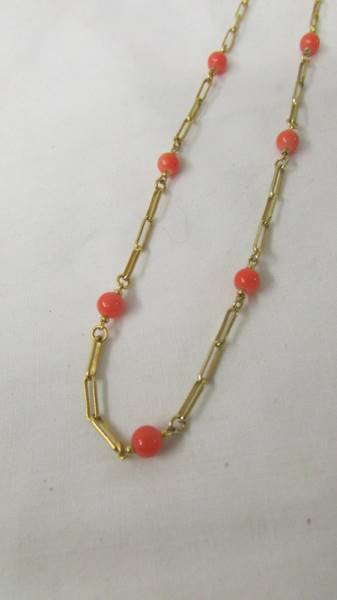 An 18ct gold necklace, 7.8 grams.. - Image 2 of 2