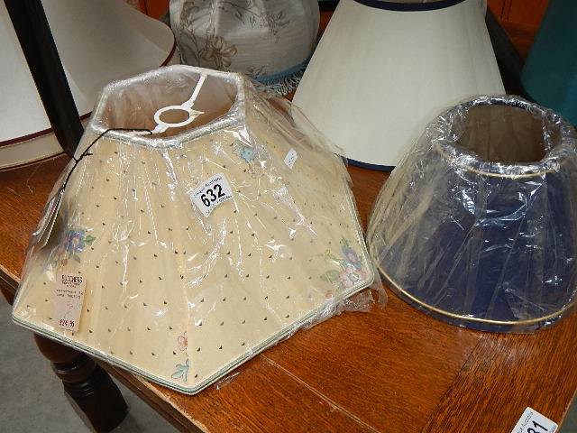 A quantity of lamp shades including new. - Image 2 of 3