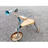 A vintage collectible tricycle