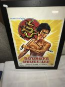 A Belgian film poster 'Goodbye Bruce Lee' (42cm x 61cm)