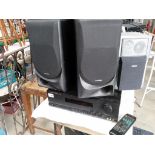 A Harmon Kardon surround sound amp & a good pair of Kenwood speakers & 1 other