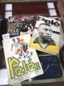 Pele 'My life and the beautiful game' signed inside by Pele & 2 other books