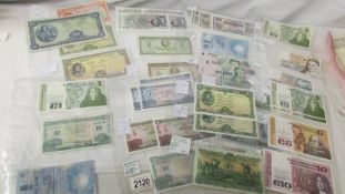 A collection of Northern Ireland bank notes (approximate face value £140).