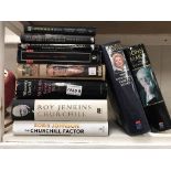 A selection of books on British Prime Ministers mainly Winston Churchill,