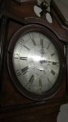 An oak cased Grandfather clock by George Bourne, Kirkby.