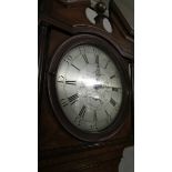 An oak cased Grandfather clock by George Bourne, Kirkby.