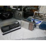 A mixed lot of old radio's etc.
