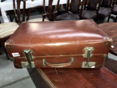 A vintage Everwear suitcase