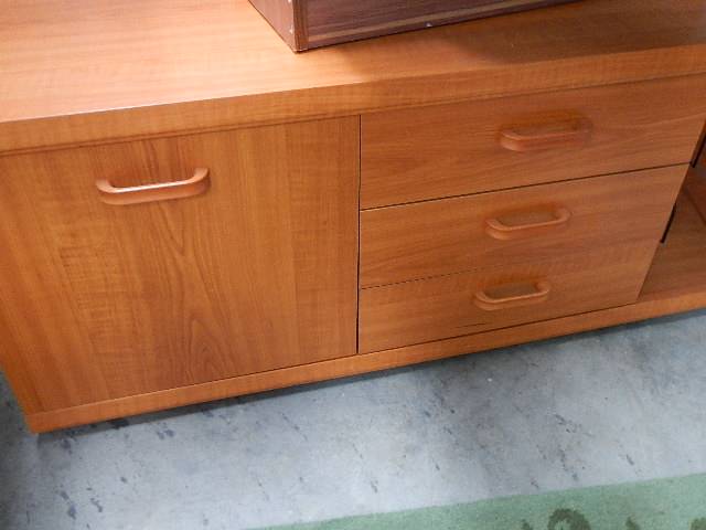 A teak sideboard. ****Condition report**** 46cm x 222.5cm x height 47. - Image 2 of 2