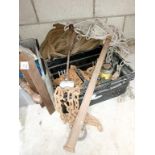 A huge lot of workshop sundries & chain etc.