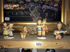 4 Goebel figurines