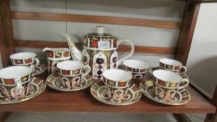 A Royal Crown derby 15 piece coffee set.