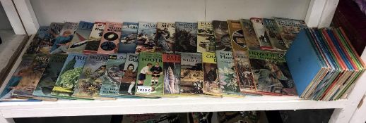 A quantity of Ladybird books including birds, football, plants & scouts etc.