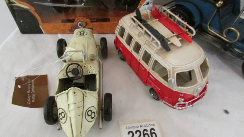 A boxed Indian Chief motor cycle, a boxed VW camper van, another VW camper van, - Image 2 of 5