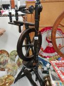 A good old spinning wheel.