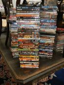 A large quantity of DVD's.