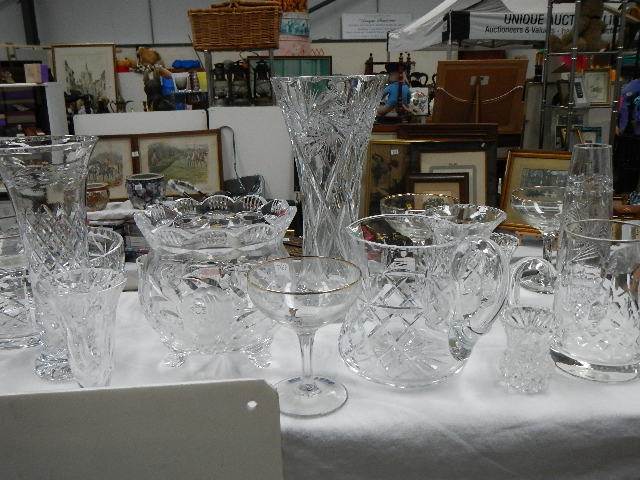 A large lot of cut glass, 6 Babycham glasses etc. - Image 5 of 6