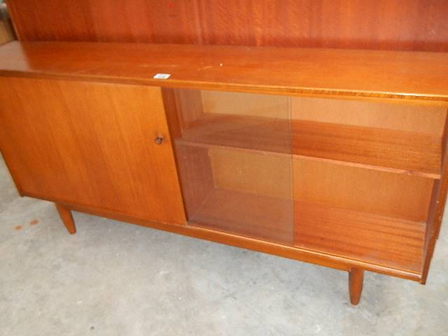 A teak sliding door cabinet. - Image 2 of 2