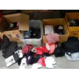 4 boxes of assorted lingerie etc.