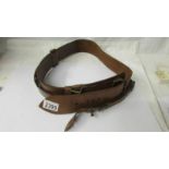 A Sam Brown WW2 cavalry belt.