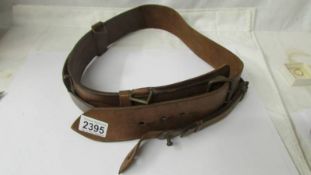 A Sam Brown WW2 cavalry belt.