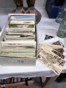 A box of approximately 350 postcards early through to late 20th century,