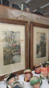 A pair of framed and glazed rural scene entitled 'The Haunt of the Swallows' and 'The Kingfisher's