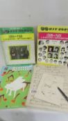 Four Beatles song books.