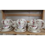 A 20 piece Royal Albert Lavender Rose pattern tea set.