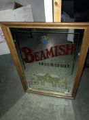 An Irish Stout Beamish mirror (47cm x 67cm)