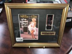 A limited edition Marilyn Monroe 'The seven year itch' original film cell with certificate of