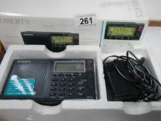 A boxed Sharp R876 multi-band radio, new and boxed.