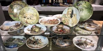 A quantity of collectors and cabinet plates, Royal Doulton,